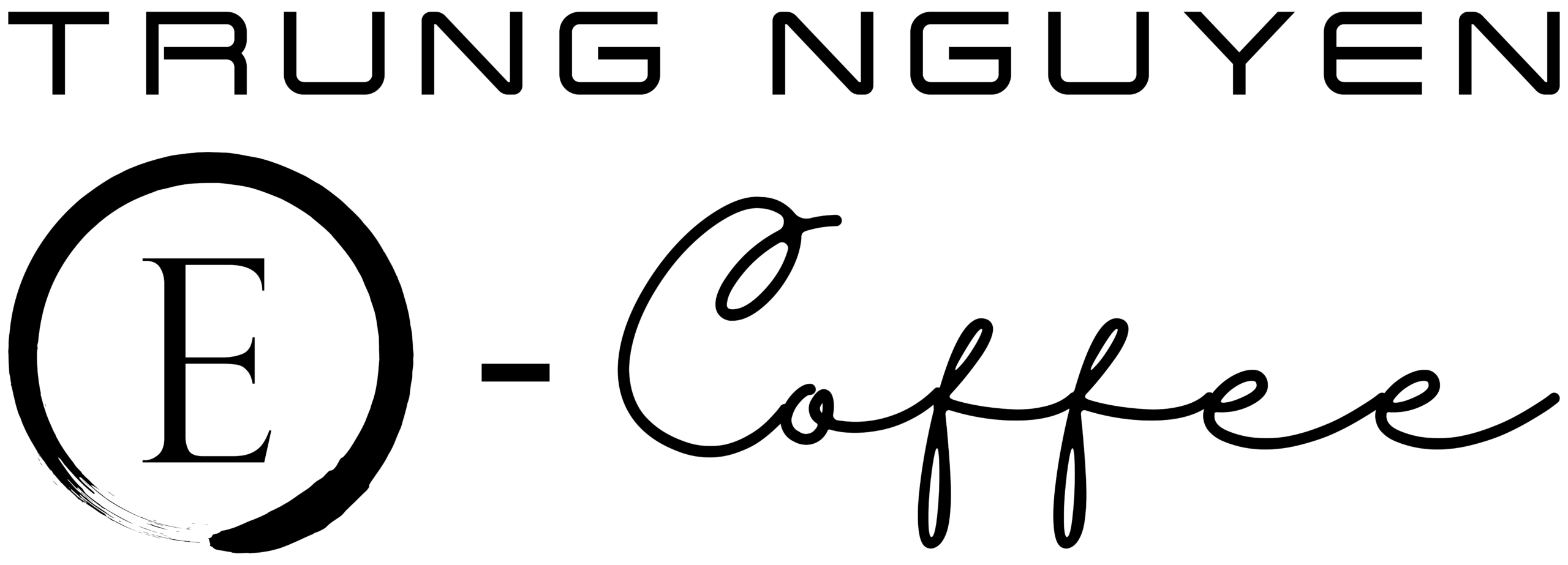 Trung Nguyen E-Coffee logo displayed, representing the brand's terms and conditions for website and coffee